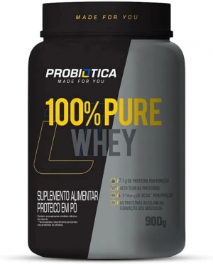 100% PURE WHEY POTE 900G